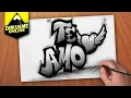 HOW TO DRAW I LOVE YOU