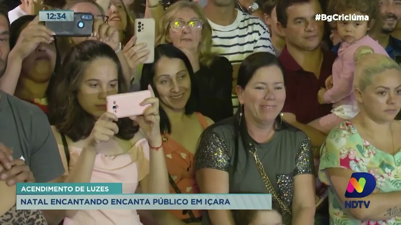 Natal Encantando encanta público em Içara