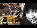 FNAF 1 REACTS TO REIGNITED FOXY BY AIMIN HELLO NEIGHBOR GCRV PART 1 REUPLOAD