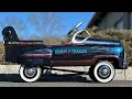 1950 s Murray Sad Face Pedal Car Tow Truck BringaTrailer theme 26
