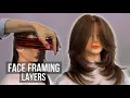 Easy FACE FRAMING LAYERS HAIRCUT FOR LONG HAIR