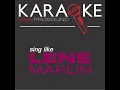 Sitting Down Here (In the Style of Lene Marlin) (Karaoke with Background Vocal)