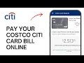 How to Pay your Costco Citi Card Bill Online