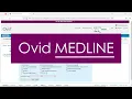 Ovid MEDLINE Tutorial Part 1