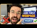 Webflow Tutorial for Absolute Beginners Your First Page Basic Elements
