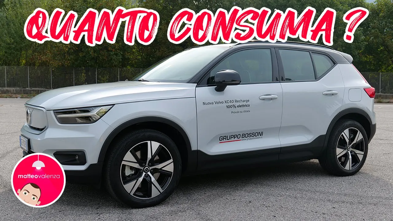 Volvo XC40 Recharge, consumi alla prova tra salita e autostrada