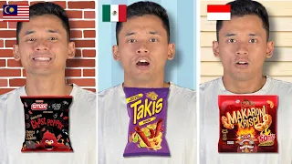 Aku Coba Snack Terpedas Di Seluruh Dunia - Ada Kecoa