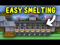 EASIEST SUPER SMELTER Minecraft Java Bedrock 1 21