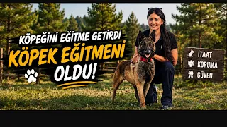 KÖPEĞİNİ EĞİTİME GETİRDİ  KÖPEK EĞİTMENİ OLDU.. #eyüpdoğan #malinois 
