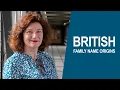 British Family Name Origins - Professor Turi King