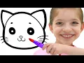 Download Lagu Adel is Coloring Baby Animals | Best Learning Video about Animals