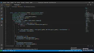 Algoritmo de Escalonamento SJF em Java