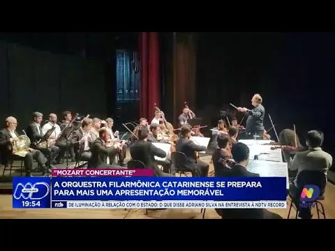 Orquestra Filarmônica Catarinense apresenta "Mozart Concertante" em evento memorável