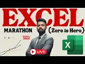 Complete Excel Marathon LIVE Zero to Hero for Data Analyst MIS 2026