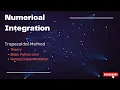 Numerical Integration Trapezoidal Method Basic Theory and Python Numpy Implementation