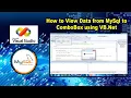 How to View Data from MySql Database to Combobox using Visual Basic VB Net