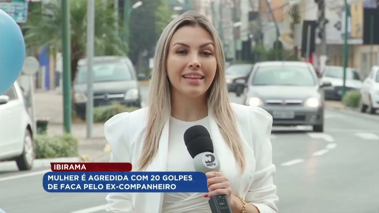 Ibirama: mulher é agredida com 20 golpes de faca pelo ex-companheiro