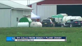 911 calls released from deadly Sheboygan Falls plane crash