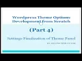 Wordpress Theme Options Development Part 4 Wordpress Theme Option Settings Finalisation