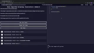 Factorialize a Number in javascript Freecodecamp challenge Basic Algorithm Scripting