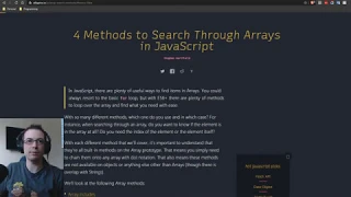 Searching Through Arrays in JavaScript