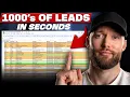 Get 1000s of Leads Per Day in 2026 With Claude 11 min of work