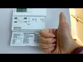 How to turn on the central heater for a Lux TX500b system