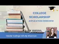 Lagu College Scholarship Application Overview: What is commonly in a college scholarship application
