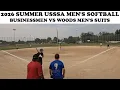 Businessmen vs Woods Men s Suits Game 1 USSSA Men s Softball