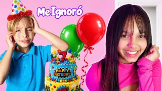 24 HORAS IGNORANDO A MI HERMANITO EN SU CUMPLEAÑOS😭 *Terminó llorando*💔 #hadassamagic