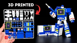 I Made a 3D Printable Soundwave Kit Transformers