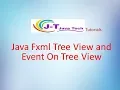 Java Fxml Tree View
