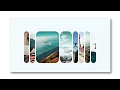 How to create expanding cards using html css and javascript