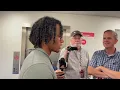 Cameron Martinez talks about making start at safety Saturday in OSU s win