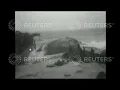 1944 ITALY Storm sinks beach-head prison ship