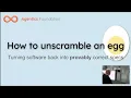 How to unscramble an egg Agentics NZ event