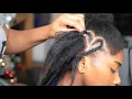 HOW TO HEART SHAPED CORNROWS