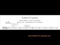 Marcus Miler - Lonnie's Lament - bass solo transcription