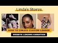 How to create custom loader How to add Loader on Website Loading animation using HTML CSS JQUERY