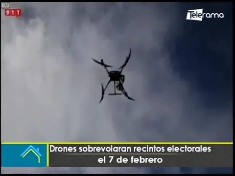 Drones sobrevolarán recintos electorales el 7 de febrero