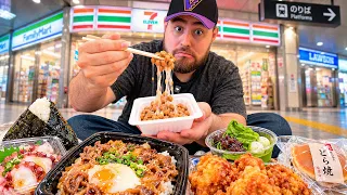 Sobreviví 24 Horas Comiendo SOLO en las Tienditas de Japón 🇯🇵