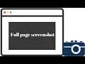 How To Capture long Web pages as a single image with FireShot