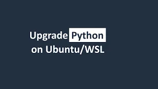 Upgrade Python to 3 14 on Ubuntu WSL2 UV apt - Complete Guide