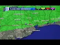High chance for rain Wednesday but the timing remains uncertain