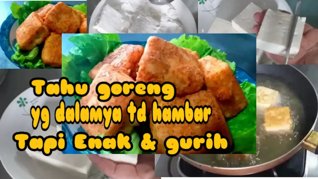 Tutorial menggoreng tahu yg dalamnya td hambar tapi Enak dan Gurih Tutorial menggoreng tahu yg dalamnya td hambar tapi Enak dan Gurih