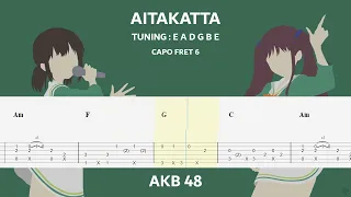 Download Aitakatta - AKB 48 Guitar Tab MP3