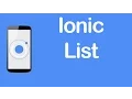 Ionic CSS Components - List
