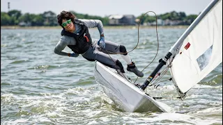 ILCA 7 Sailing-Light Air-Tacks & Gybes