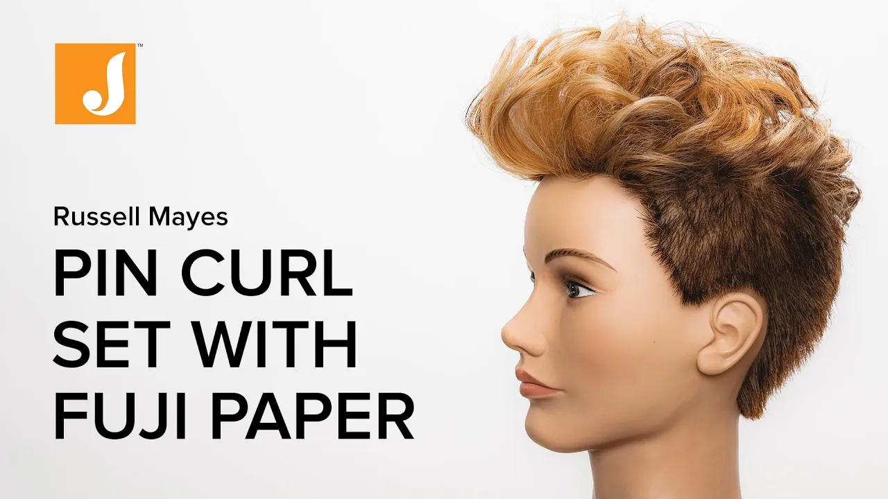 Pin Curl Set with Fuji Paper by Russell Mayes