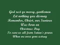 God Rest ye Merry Gentlemen w/ lyrics